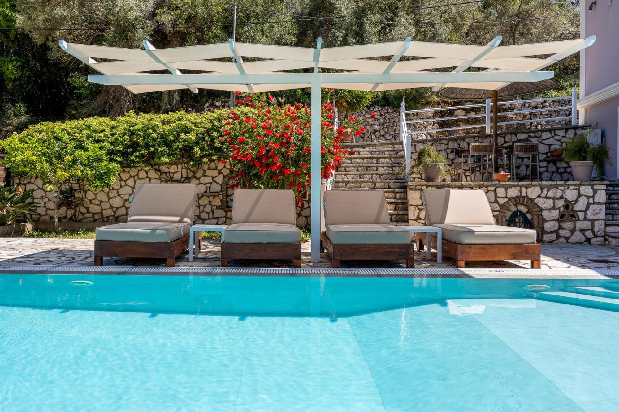 Villa Semipuella Ayios Nikitas Bagian luar foto