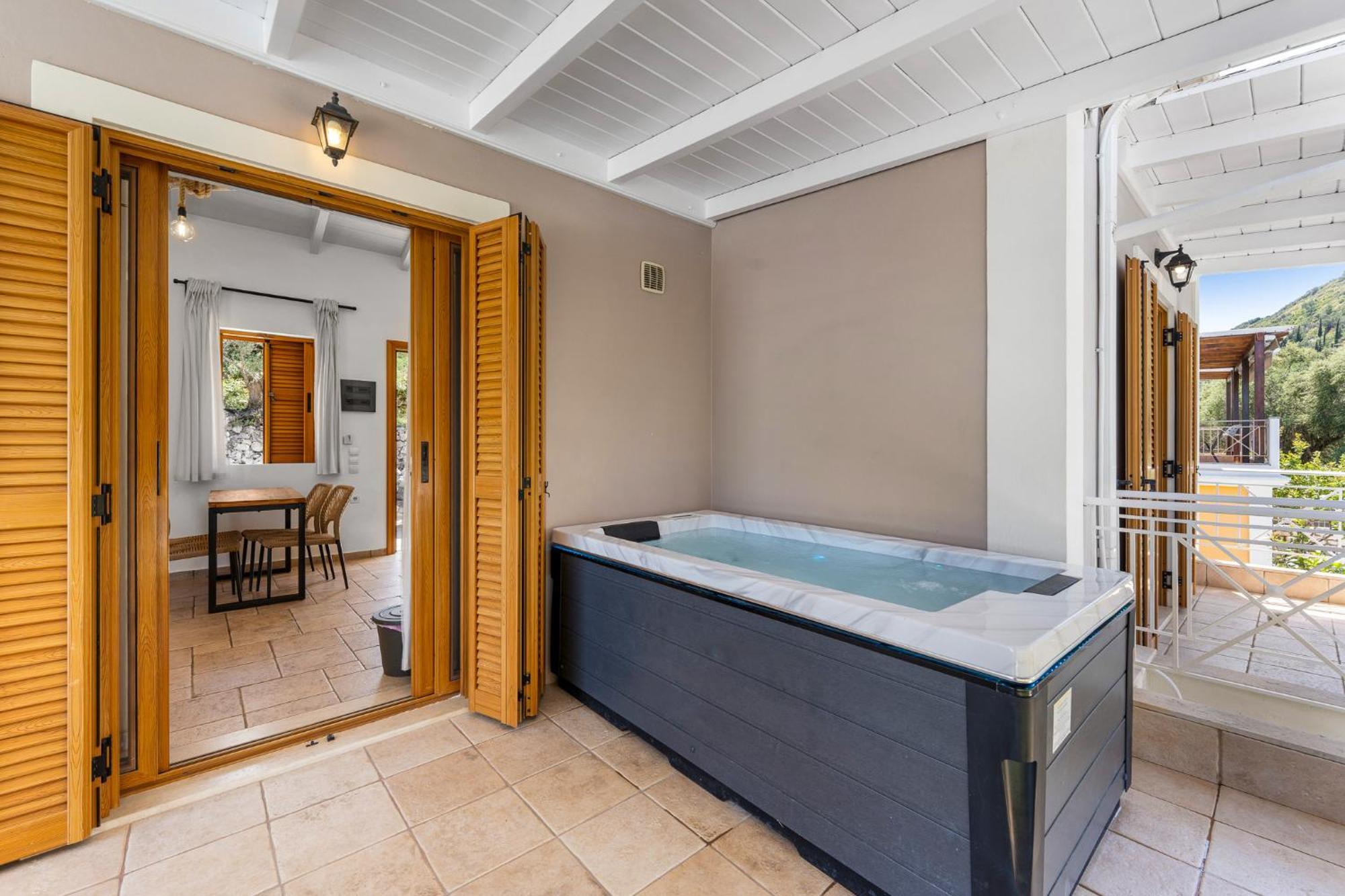 Villa Semipuella Ayios Nikitas Bagian luar foto