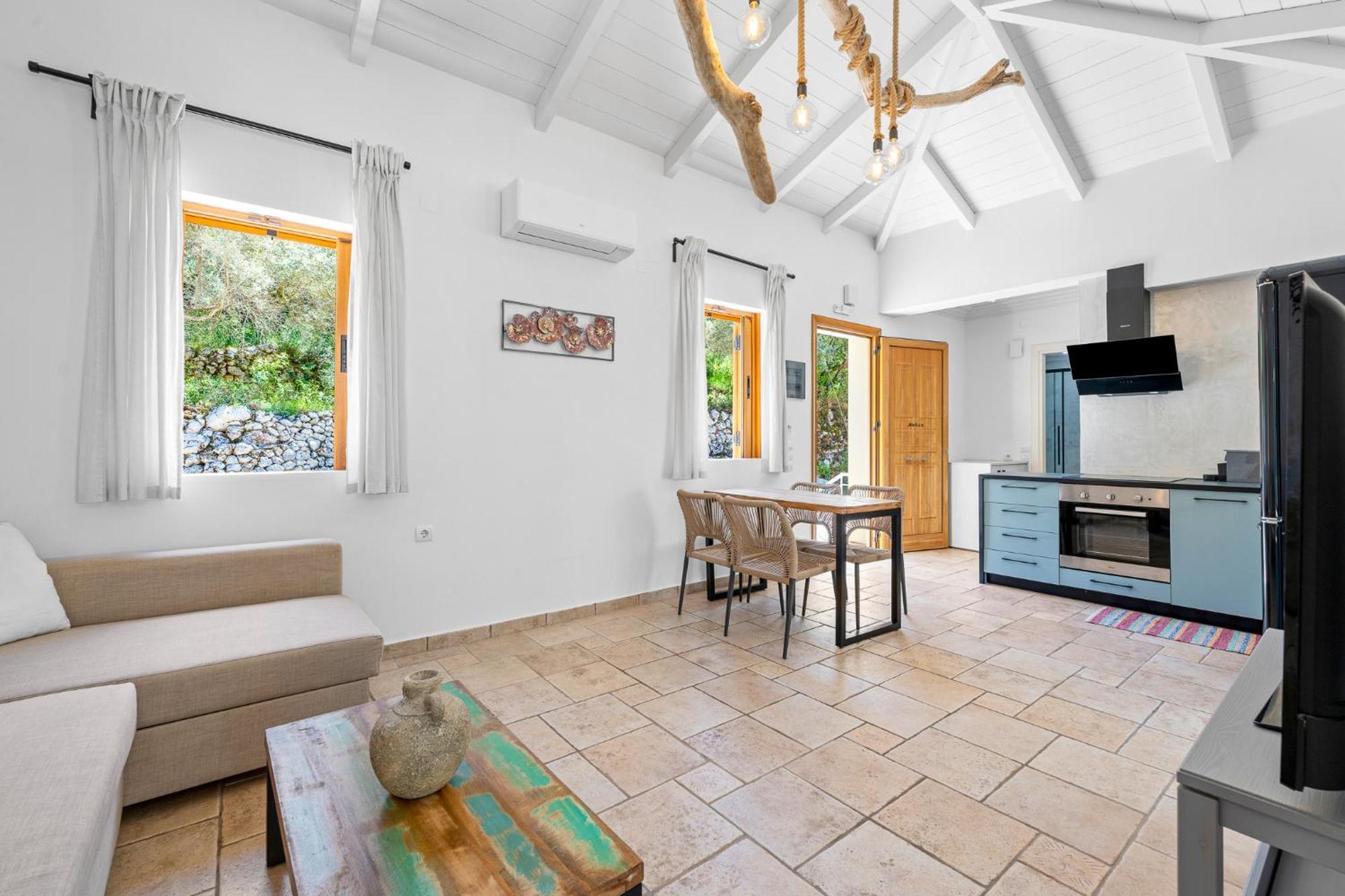 Villa Semipuella Ayios Nikitas Bagian luar foto