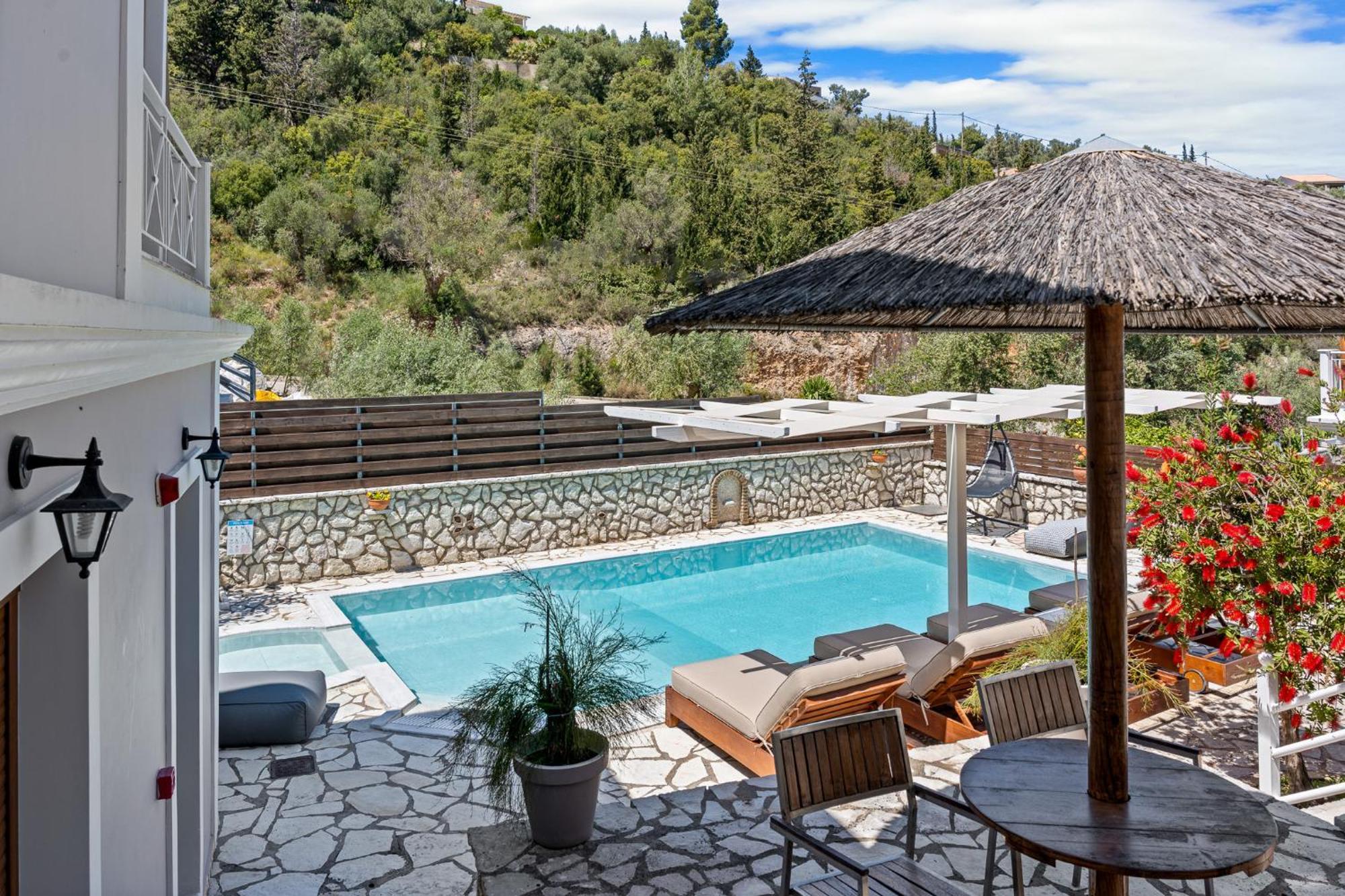 Villa Semipuella Ayios Nikitas Bagian luar foto